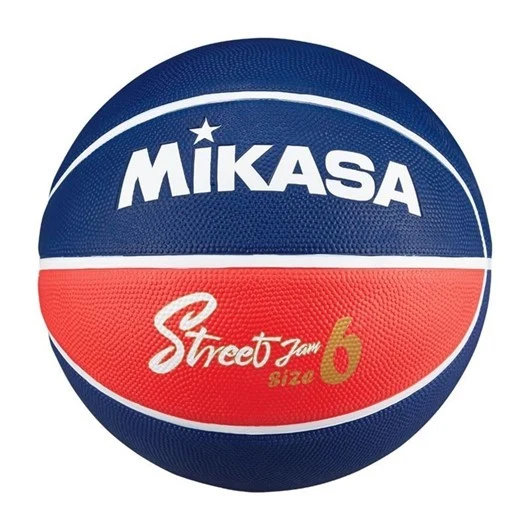 Pallone basket gomma green Mikasa Misura 6 Blu e Rosso
