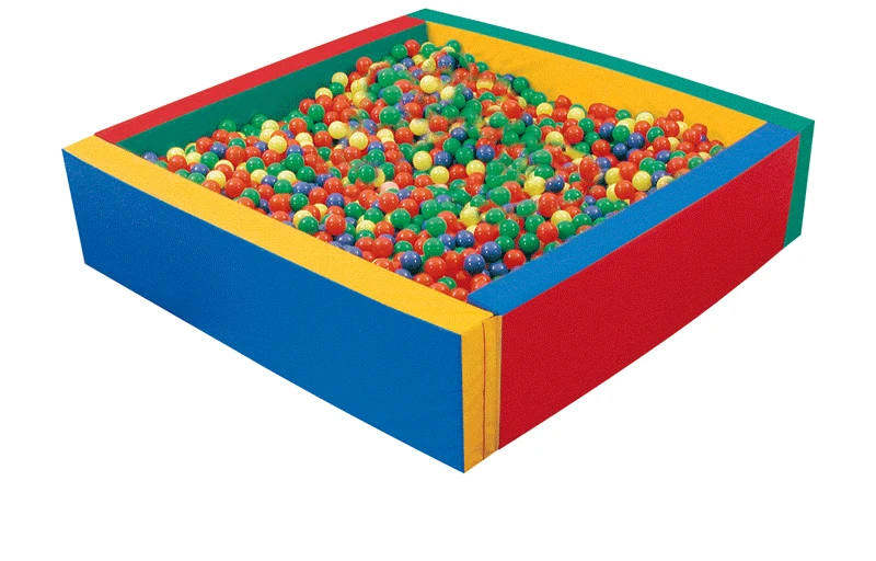 Piscina quadrata con con elementi accostabili mediante velcro S01508