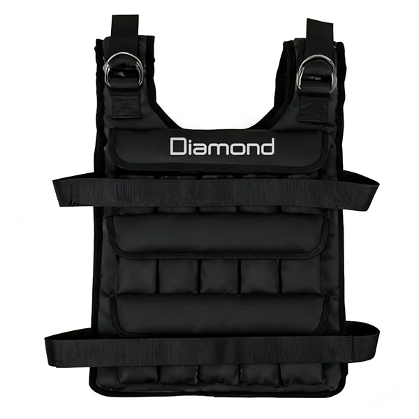 Giubbotto Zavorrato Black 30KG DIAMOND Cod. GZ30B
