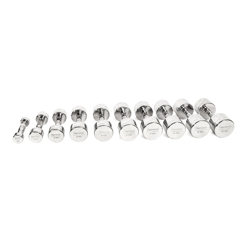 Set Manubri Cromati 1-10 Kg DIAMOND Cod. MCS1-10