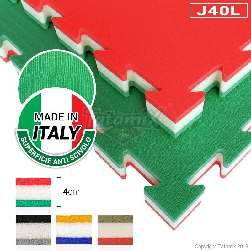 Tatami Incastro Judo Art. J40L-50 50x50x 4cm. Quantità minima per la vendita 10 Moduli