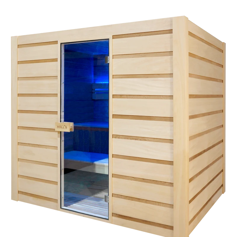 Sauna Finlandese Tradizionale modello Eccolo 6 Posti 6 Kw e pietre incluse Cod. HL-EC04PKUP