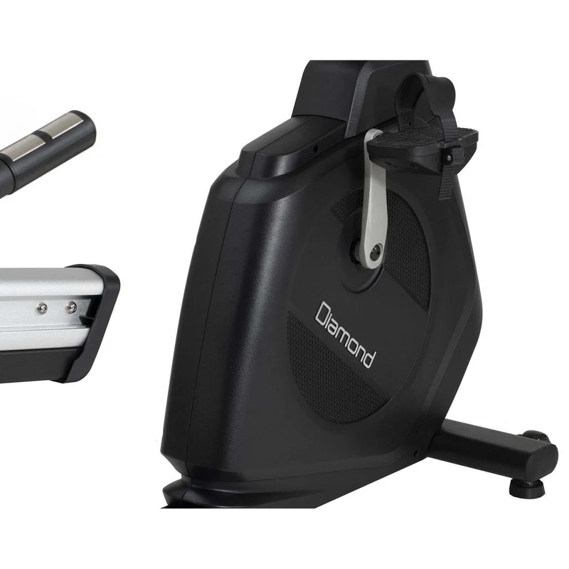 Cyclette ergometro orizzontale elettromagnetica programmabile DIAMOND R44