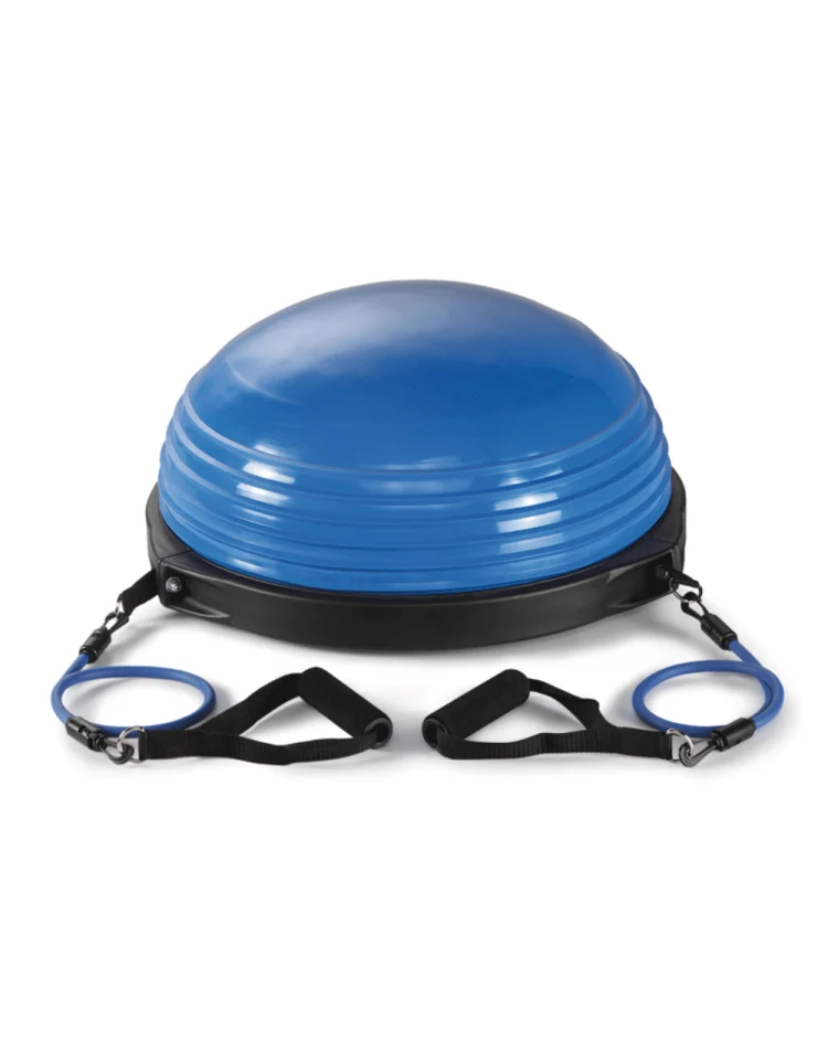 Pilates Dome, semisfera gonfiabile con elastici e maniglie S01438