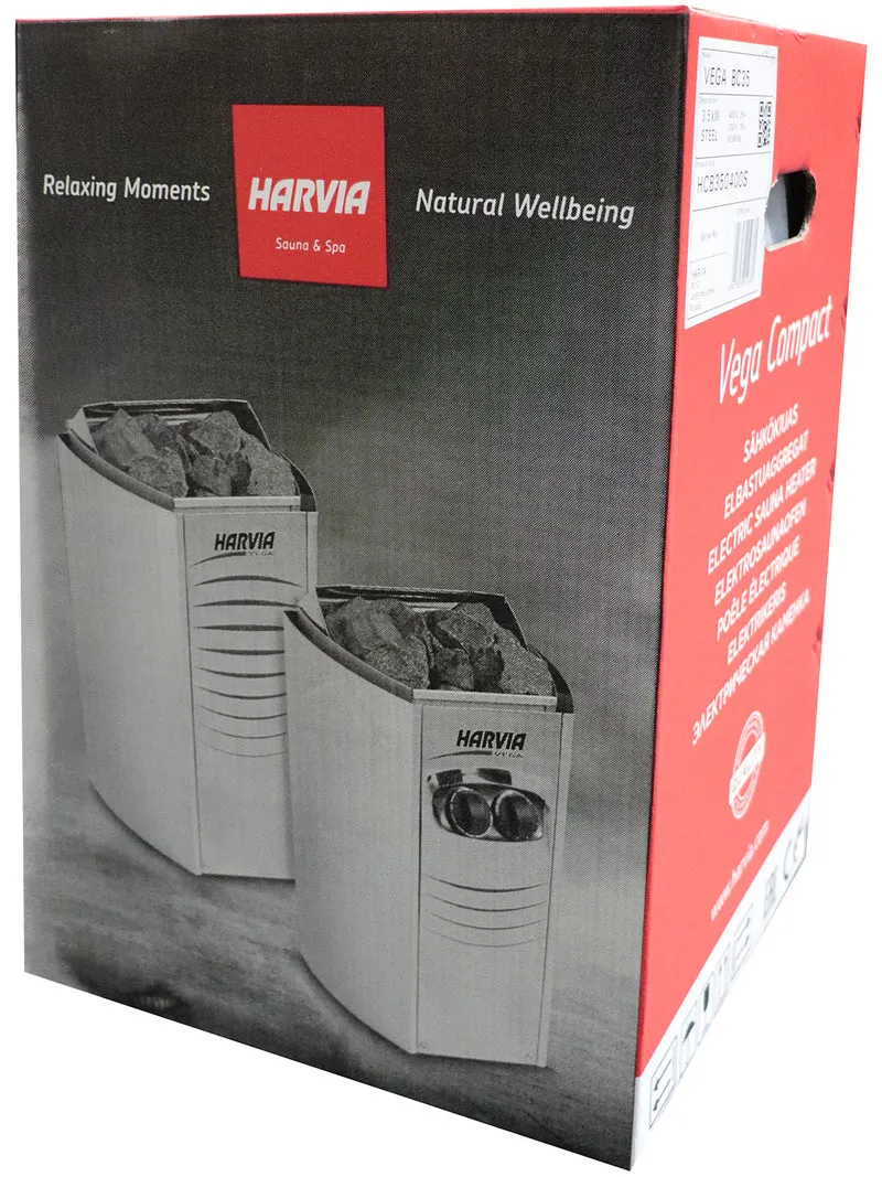 Stufa HARVIA Vega Compact 3.5kW Cod. SN-HARVIA-PO35