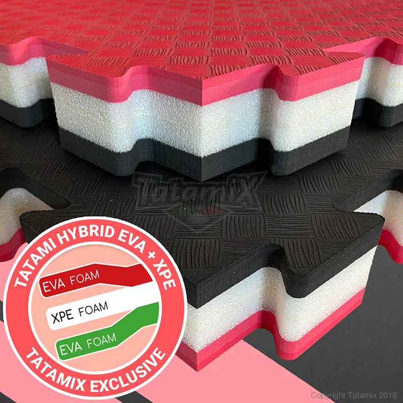 Tatami Eva Wood Effect / Effetto Legno 4cm combinazione tra Eva e Polietilene Cod. HB40W
