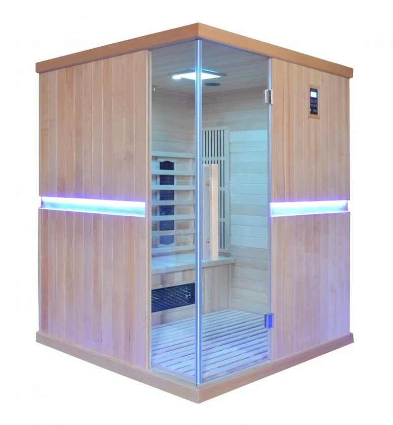 SAUNA INFRAROSSI 4 PERSONE PR-WA03 struttura Angolare