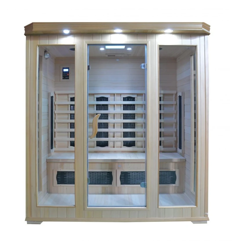 SAUNA INFRAROSSI 4 PERSONE PR-C04 Tecnologia a 8 Irradiatori