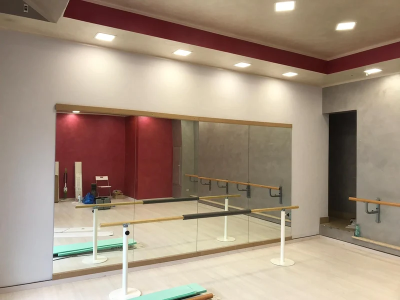 Specchio danza sicurezza 190x100ART G400/B totale 4 specchi con cassa
