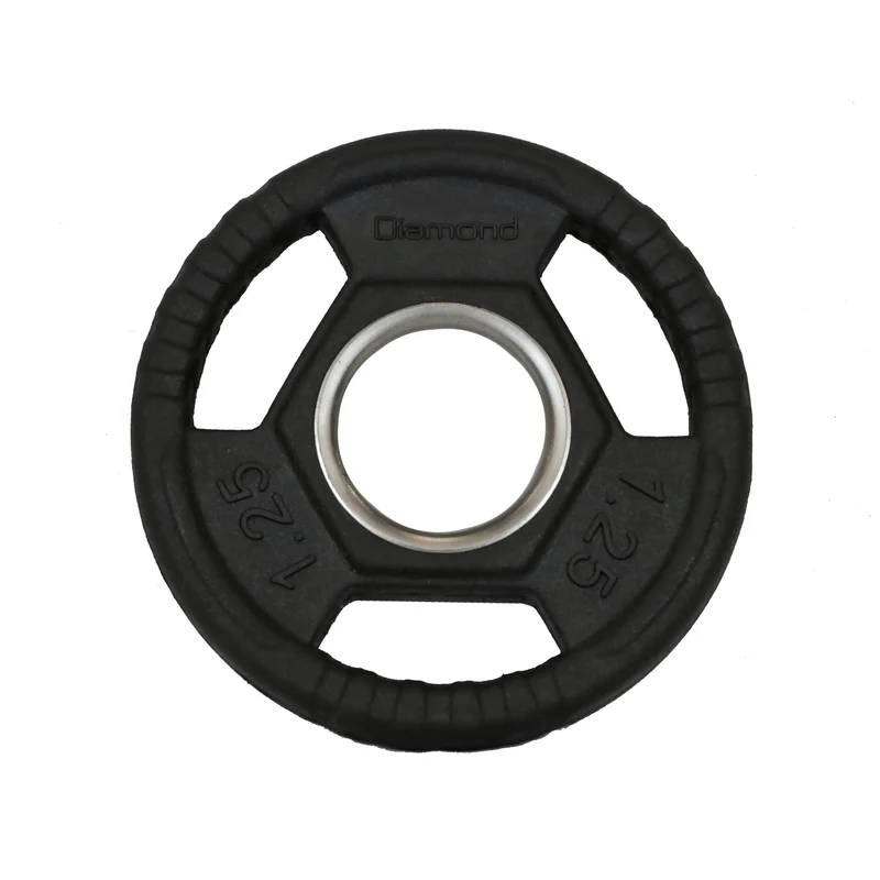Disco Olimpico Gommato RUVIDO Tri-Grip foro Ø50 mm Cod. DGGD-P