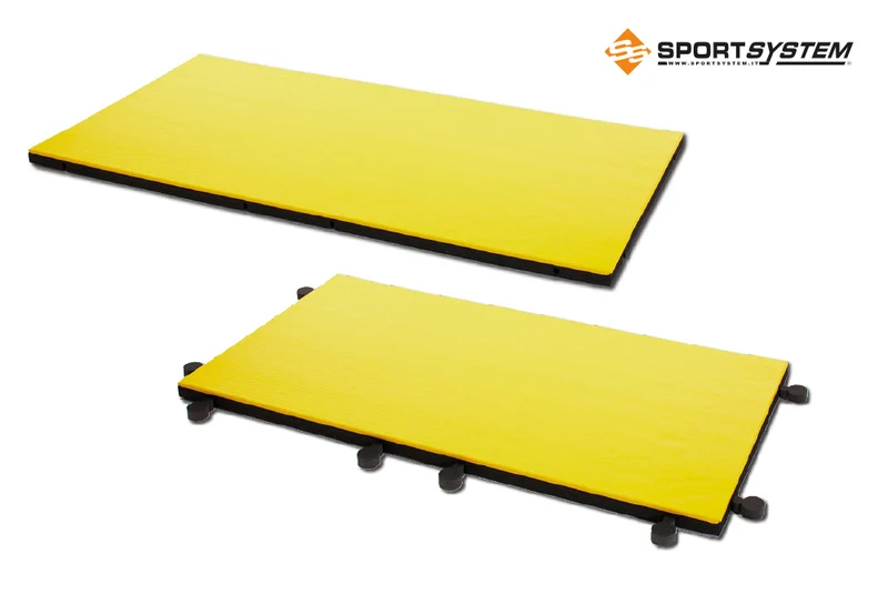 Tatami per judo in agglomerato d. 250, cm 200x100x5, fondo antiscivolo, omologato IJF S00702