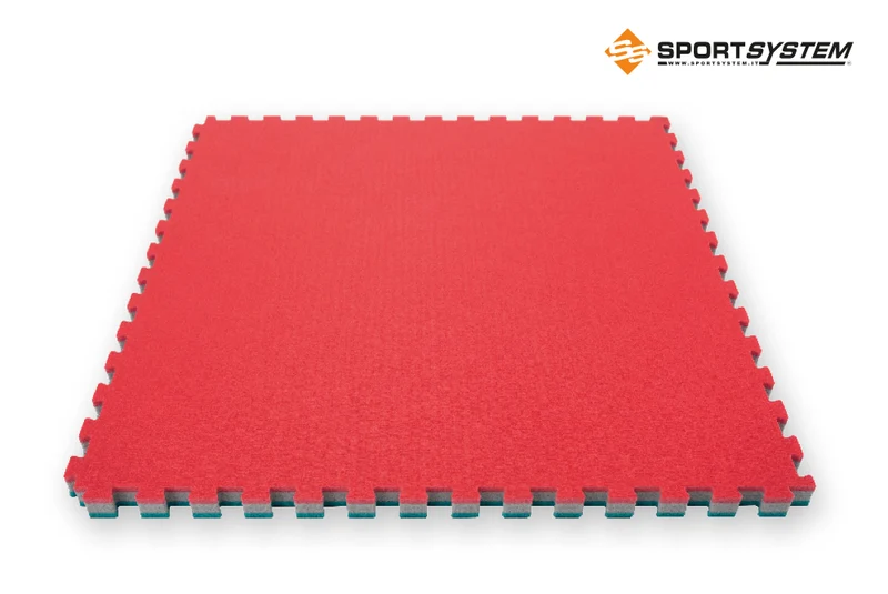 Tatami per judo ad incastro, in polietilene, cm 100x100x3,5 S00694