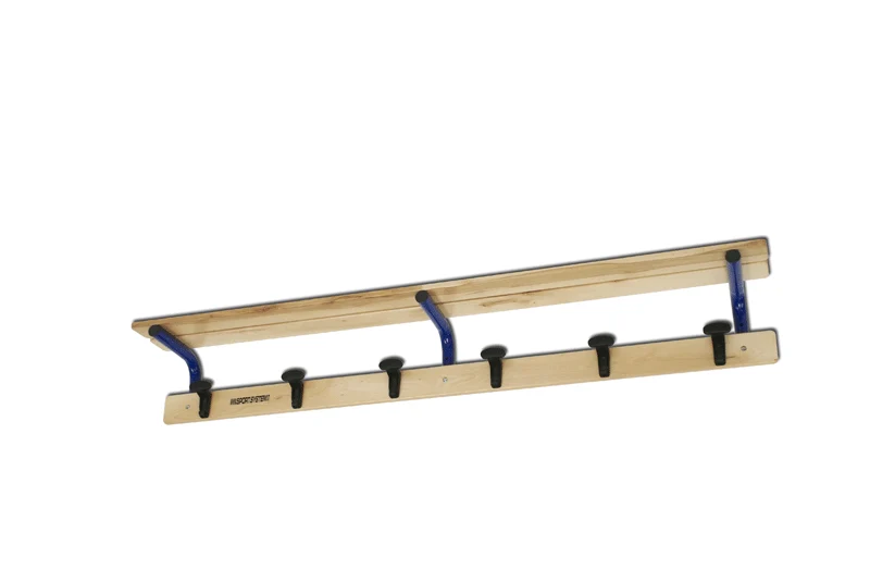 Attaccapanni Sportsystem, lunghezza mt 1,5 con 4 grucce di nylon S07321
