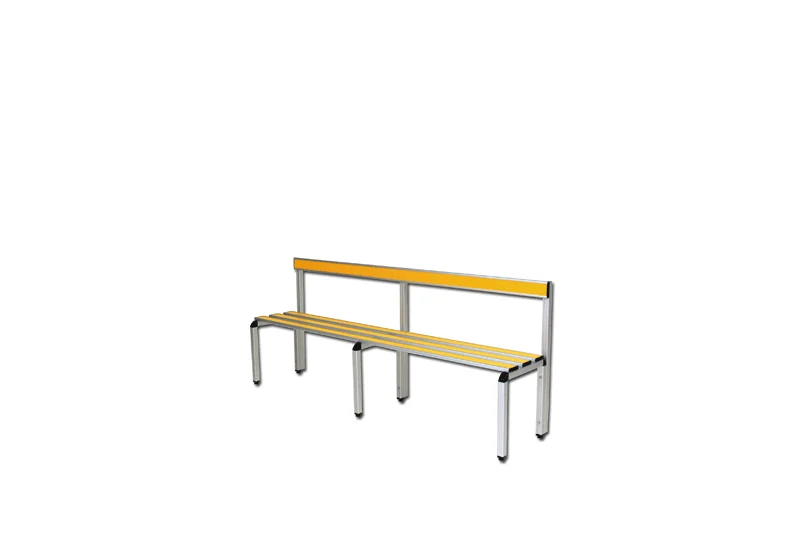 Panchina 2m Seduta Schienale Struttura Alluminio Anodizzato Art S07356