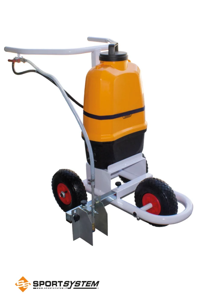 Carrello segnacampo a vernice ecologica con pompa elettrica a batteria Art. S04574
