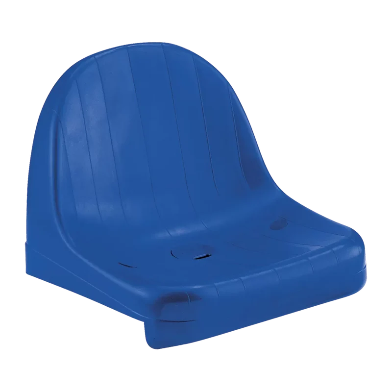 Seduta monoblocco per stadio e impianti sportivi M2002/sesta con doppio schienale alto versione Ignifuga + ANTI-UV