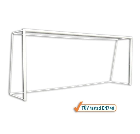 Coppia porte calcio ridotto in acciaio cm 500x200 sezione mm 80 Art. S04320