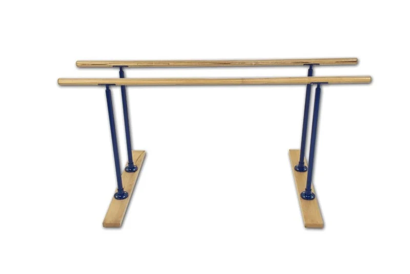 Parallela scolastica da allenamento, modello a losanga, staggi in legno lamellare ad altezza fissa S00160