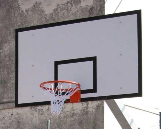 Tabellone Basket in resina melamminica Art. B664V per esterno telaio escluso MIS 180X120