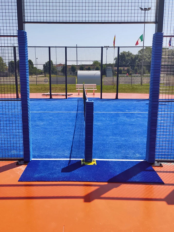 Set Protezioni Campi Padel Antinfortunistiche in EVA Onda da sagomare costo del set completo per 1 campo