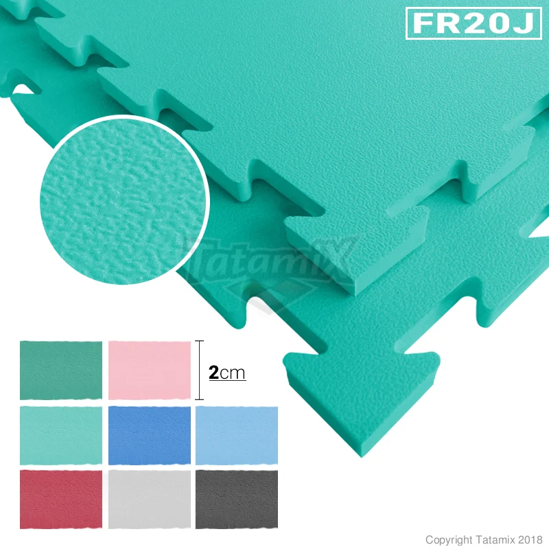 Tatami Resistenti al Fuoco FR20J 100x100x2cm Eva FR CERTIFICAZIONI - EN 13501-1 - EURO CLASS Cfl - S1