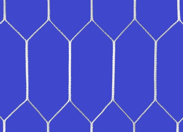 Rete regolamentare maglia Esagonale Calcio 7,50 x 2,50 mt. RETI CALCIO Polipropilene H.T. 120 x3 mm Art. C002
