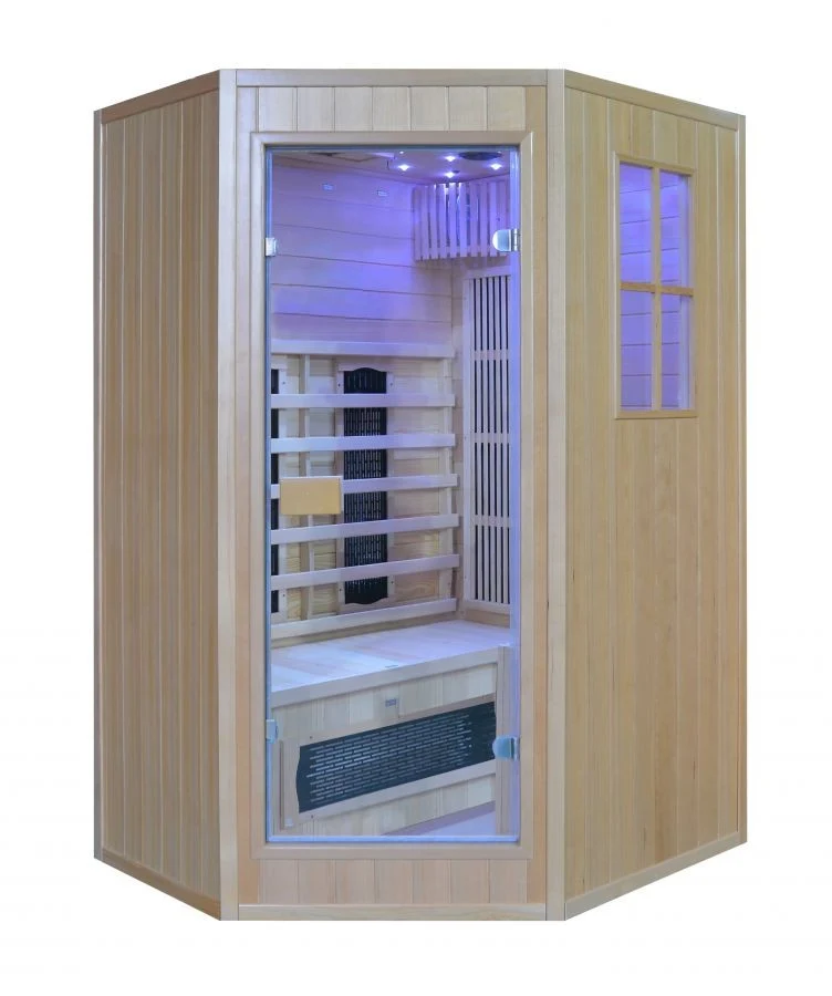 SAUNA INFRAROSSI COMBINATA (Infrarossi + Finlandese) PER 2 PERSONE PR-S2G