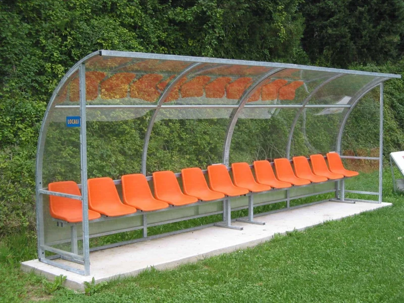 Panchina Struttura Acciaio Zincato Modello Standard da 2 mt Art 6220