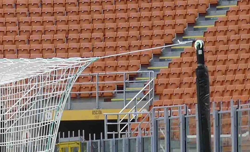 Sistema di Tensionamento Art. 6048 per rete per porte da calcio a palo distanziato articolo 5907.