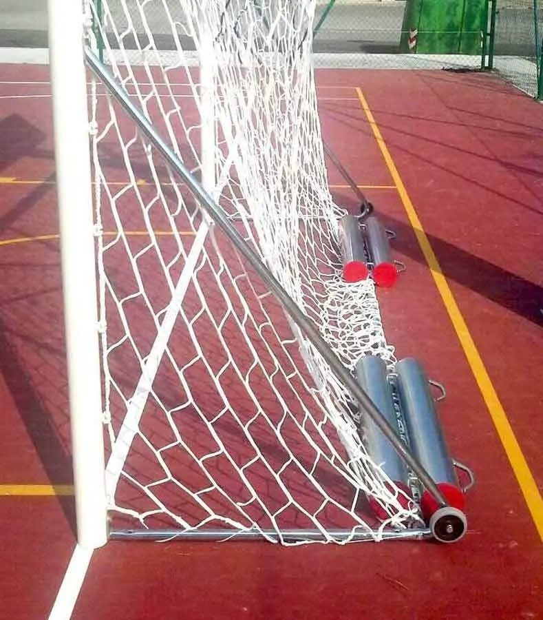 Contenitori per contrappeso da applicare su porte da calcio mobili NON a norma UNI o sulle porte calcetto mobili. Zavorra esclusa. ART. 6044
