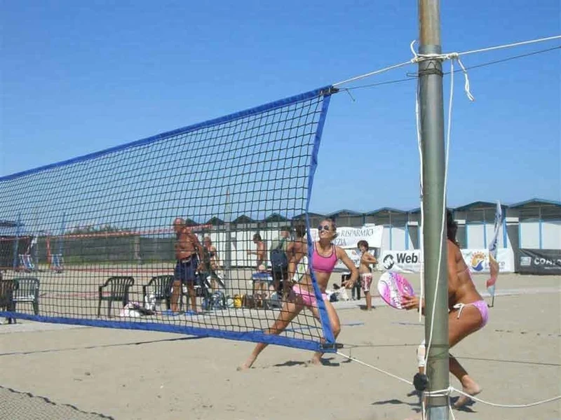 Rete per Beach volley Beach tennis Racchettoni maglia 42x42mm Art 5429