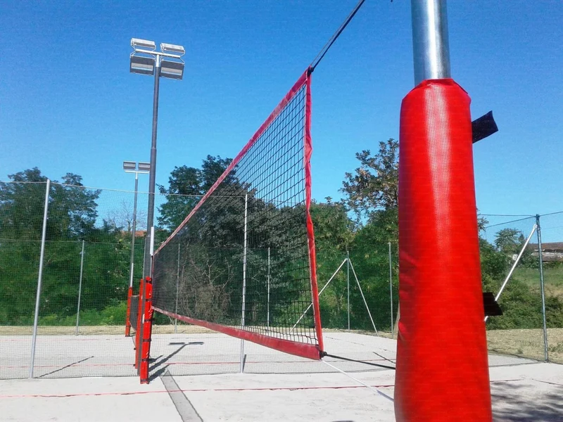 Impianto beach volley e beach tennis in acciaio zincato a caldo per esterni Art. 5510