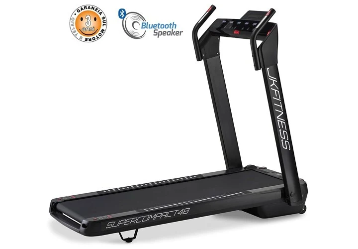 Tapis Roulant Jk Sc48 Supercompact Black 2-3 Hp Dc Continuativi 1-16 Km-h
