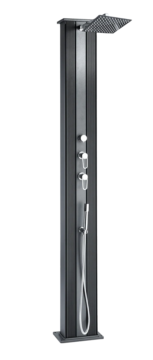 Doccia ibrida Dada Straight 40 Litri Antracite / Alluminio spazzolato Cod. DS-D463NX