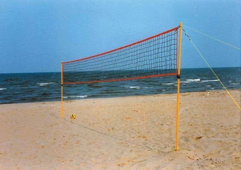 Impianto pallavolo, minivolley e beach volley per tempo libero, completo di rete Art 5515
