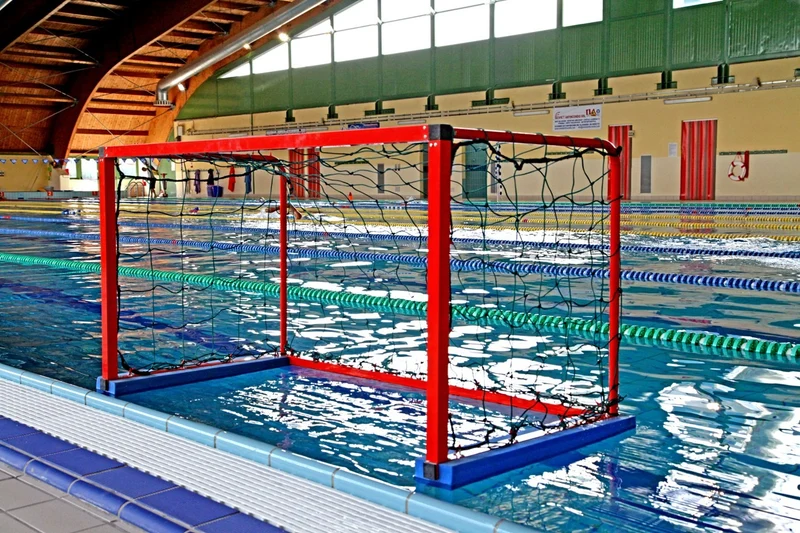 Reti per Porte pallanuoto prezzo la coppia Art175 in polietilene HT colore bianco o rosso