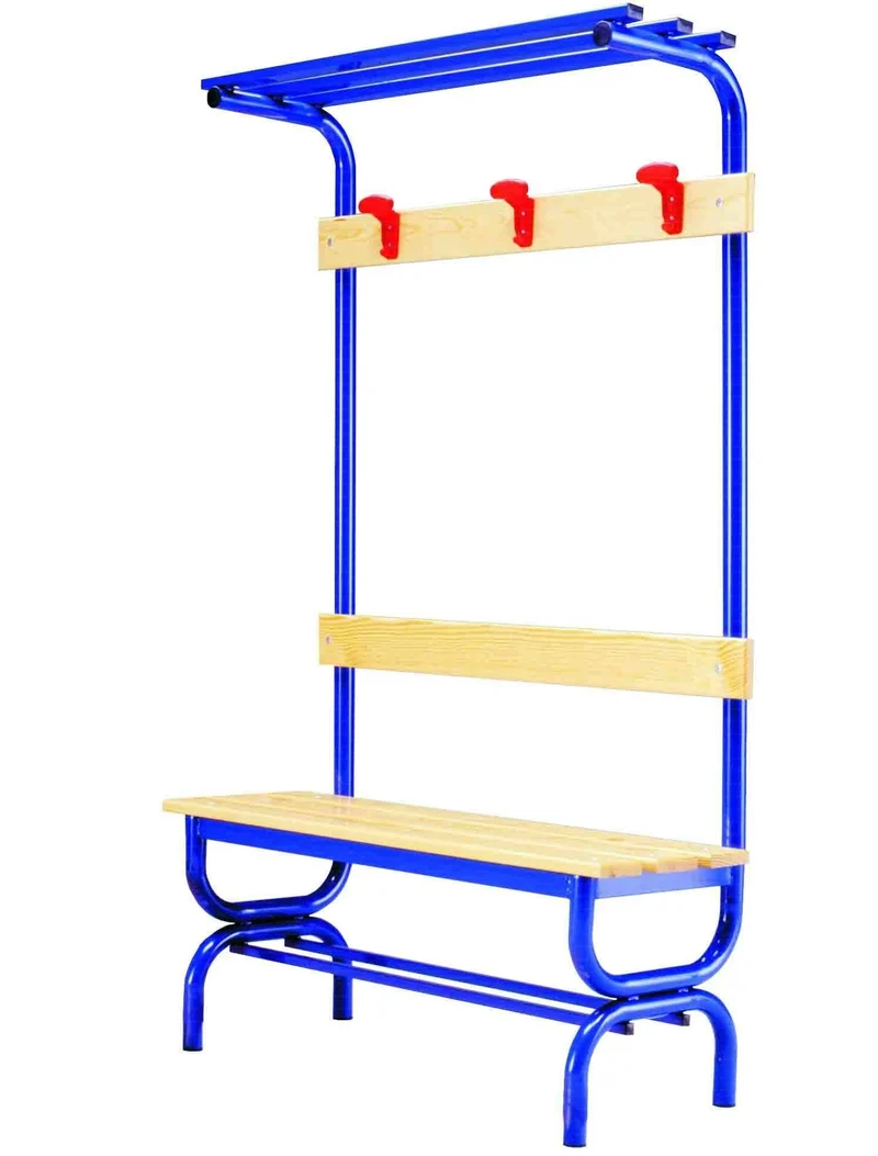 Panca Completa In Acciaio 1m Art 9026 doghe legno