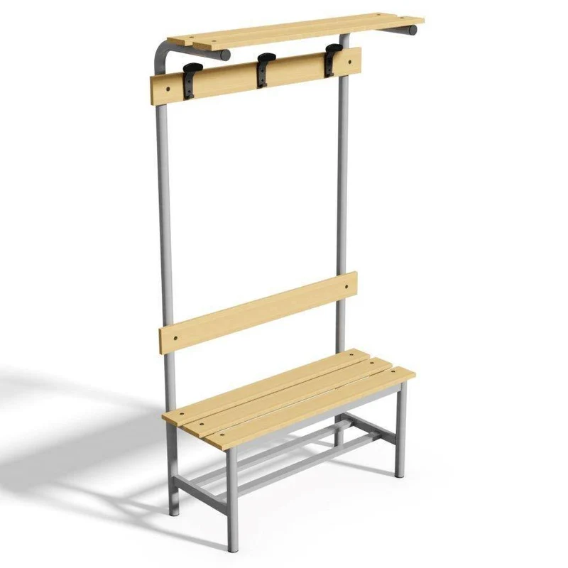 Panca Completa in Alluminio 1m Art 8766 doghe legno