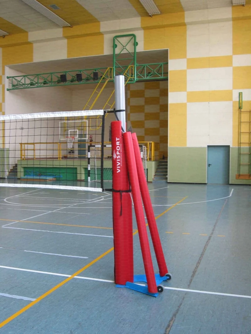Coppia di Protezioni in gommapiuma per impianto pallavolo a traliccio con tiranti ridotti a palo ovale, articolo 5029 e 5024 Art. 5412