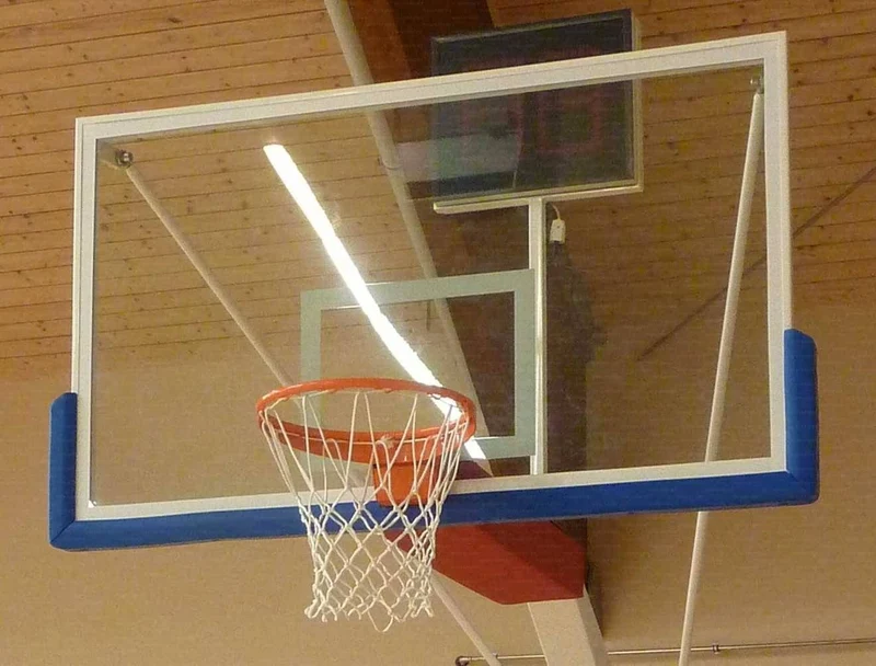 Protezioni sottocanestro in poliuretano, sezione a U, a norma Fiba Codice: 4082 costo al paio