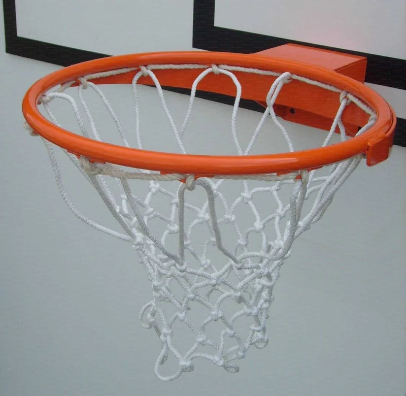 Canestro basket, con piastra di rinforzo, ultra resistente, verniciato, certificato UNI-EN 1270 art. 4016