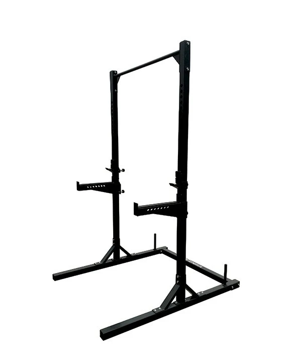 Squat Rack Jk Fitness JK-6066 Professional Regolabile Altezza Larghezza Portadischi 25 Mm