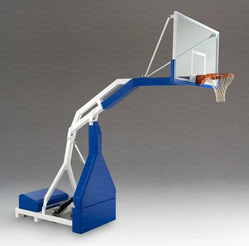 Impianto Professionale basket oleodinamico manuale, sbalzo 225cm, certificato UNI-EN 1270 Codice: 4282