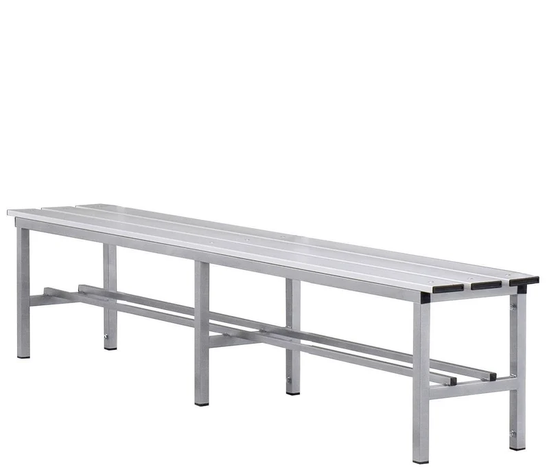 Panca Alluminio Art 8601 sez 30x30mm doghe in alluminio anodizzato 2m solo seduta