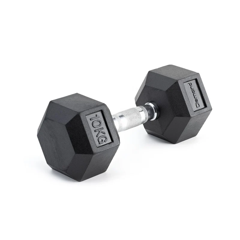 Manubrio Gommato Esagonale Chrome Diamond Da 1 a 70 Kg MGED