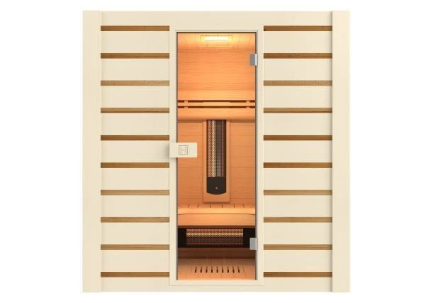 Sauna Ibrida Combinata da 4,5 kW Cod. HL-HC04PK con pietre incluse