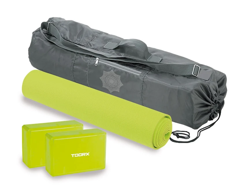 Set Yoga Materassino + Borsa + Mattonelle Yoga Toorx Cod AHF-101