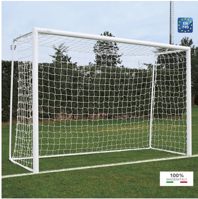 Coppia porte calcio ridotto acciaio trasportabili 600x200 Art 1175