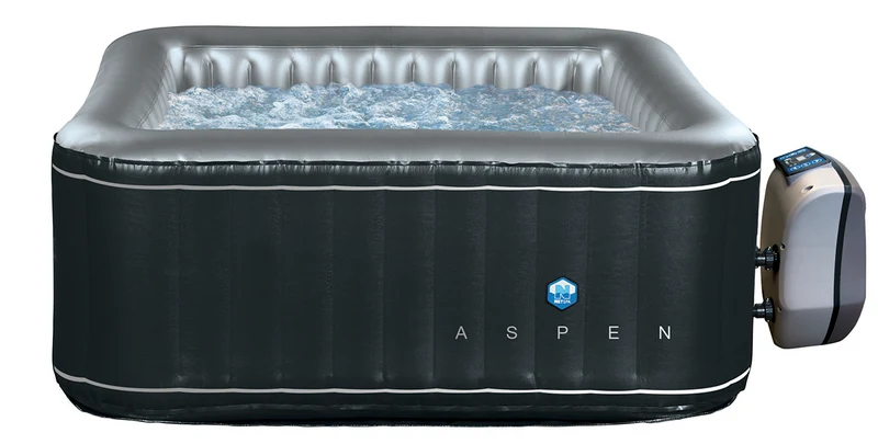 Vasca idromassaggio gonfiabile Aspen 4 Posti Nera New 2022