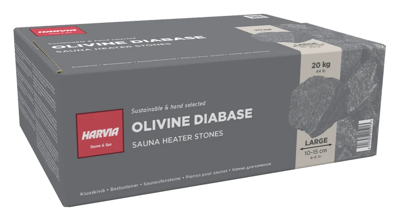 Pietre per stufe elettriche Harvia 20kg Ø 10-15 cm Cod. SN-AC3020